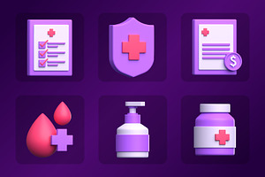 Medical 3D Icon Pack