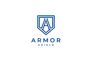 Armor Letter A Shield Logo, a Branding & Logo Template by yopie (Thumbnail 1 of 3)