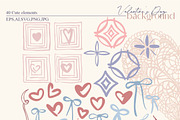Valentine's Day - background, a Background Graphic by Collection by VY (Thumbnail 5 of 9)