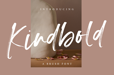 Kindbold - Brush Font