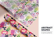 Abstract shapes seamless patterns, a Pattern Graphic by Good Studio (Thumbnail 1 of 8)