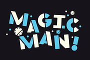 Slang Stencil Display Font, a Sans Serif Font by Fried Design Company (Thumbnail 4 of 15)