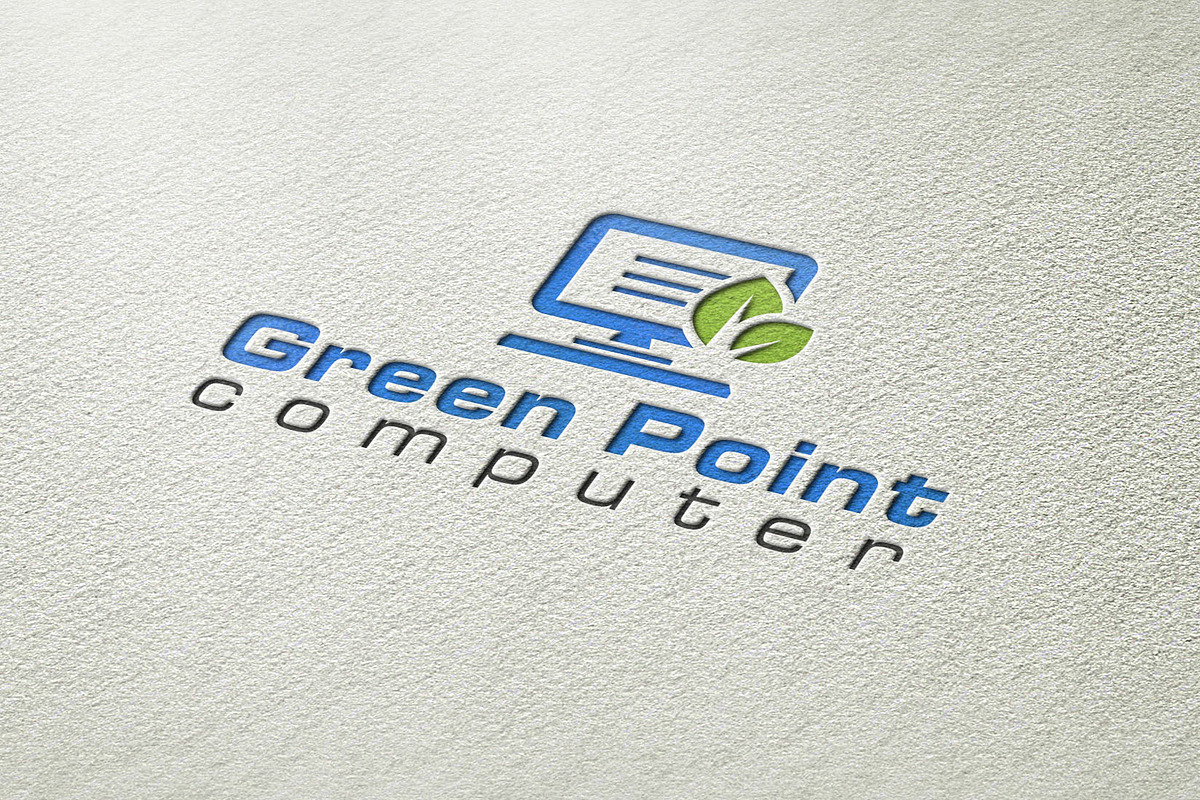 Green Point Computer Logo, a Branding & Logo Template by BdThemes