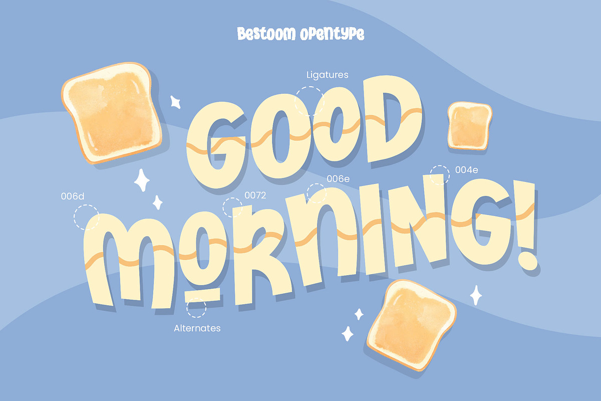 Bestoom - Playful Handwritten, a Sans Serif Font by Arterfak Project (Photo 2 of 11)