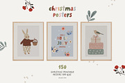 150 Christmas Kids Posters & Prints, a Background Graphic by Muse Artist (Thumbnail 3 of 17)