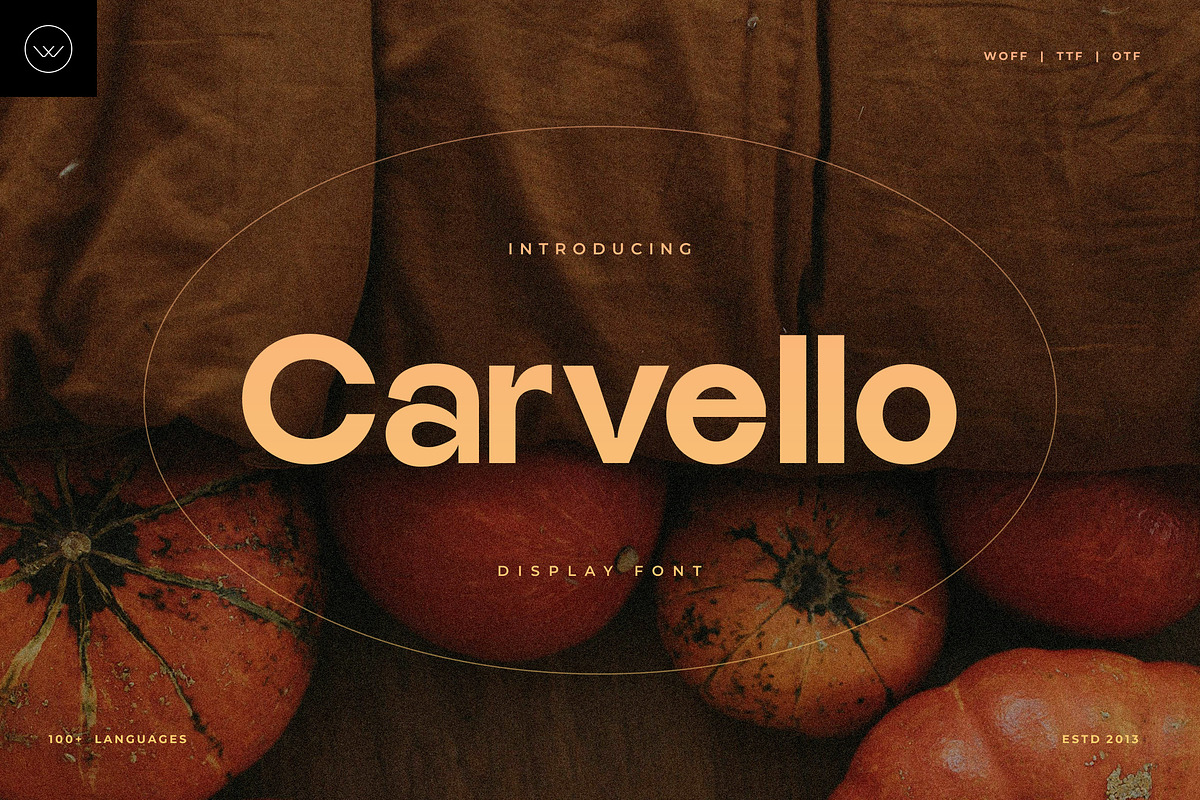 Carvello - Modern & Seasonal Sans, a Sans Serif Font by Webhance Studio (Photo 1 of 12)