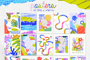 Doodlez - posters, pattern, template, a Decorative Illustration by Mio Buono (Thumbnail 3 of 16)