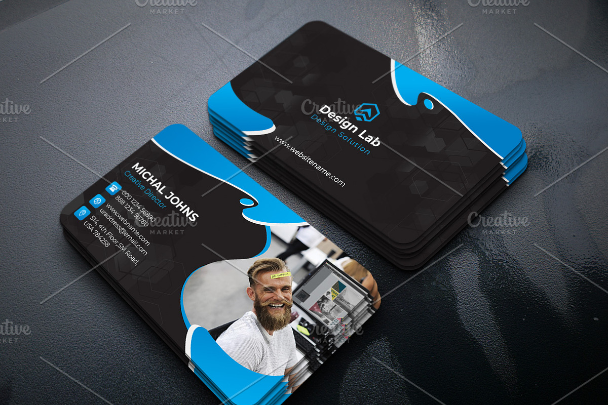 Business Cards, a Business Card Template by DesignsLab (Photo 5 of 12)