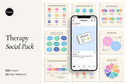Mental Health Social Bundle - Canva, a Social Media Template by Willoe Studio (Thumbnail 8 of 12)