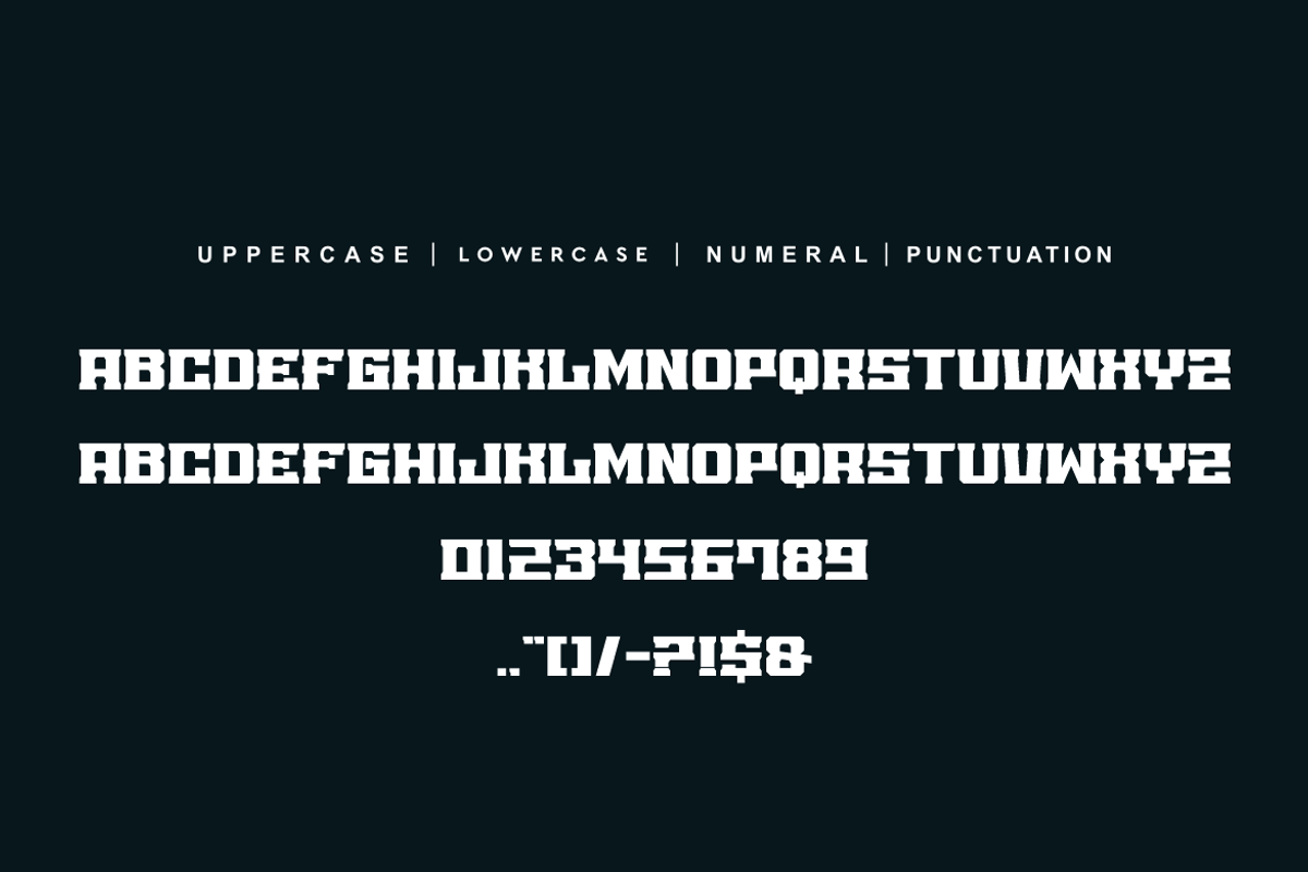Gamer Roster, a Serif Font by alon kelakon (Photo 5 of 6)