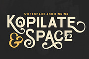 VT BASARO - Vintage Display, a Sans Serif Font by ViactionType (Thumbnail 3 of 9)