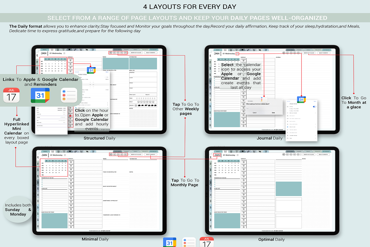 Blue Digital Planner 2025-2026 & Und, a Branding & Logo Template by Plamarplanners (Photo 3 of 10)