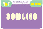 blowing bubble font, a Font by weknow (Thumbnail 1 of 4)