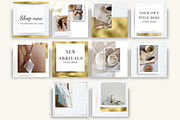 White and Gold Instagram Template, a Social Media Template by Innova Studio (Thumbnail 9 of 10)