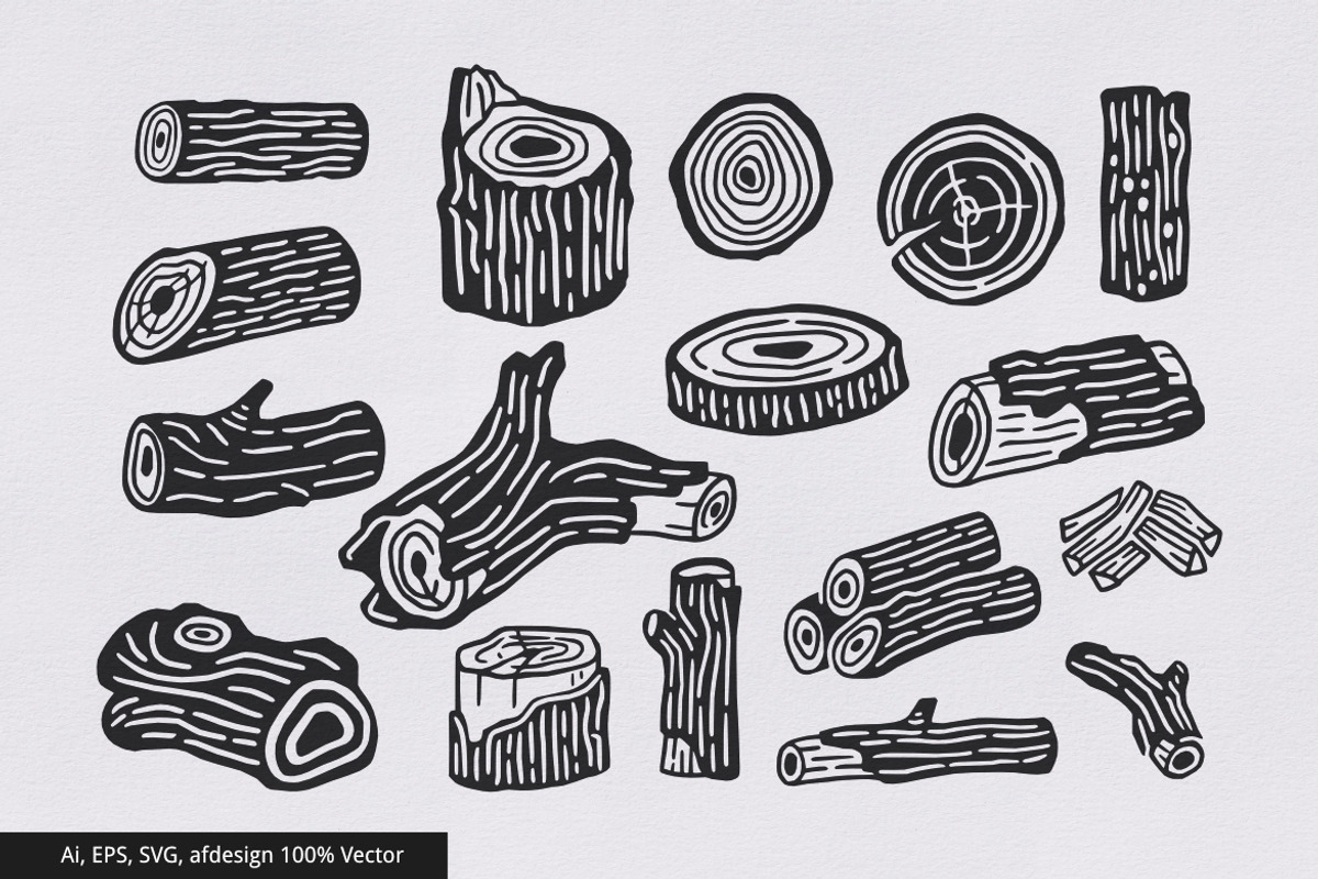 Wild Rustic Fonts and Illustrations, a Script Font by FabledHut (Photo 4 of 8)