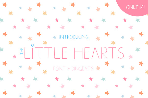 Little Hearts Font preview 8