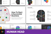 Human Head PowerPoint Templates, a Presentation Template by Warna Works (Thumbnail 1 of 20)