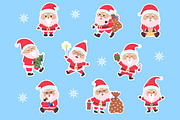 Santa Claus stickers, a Person Illustration by JulyGart (Thumbnail 2 of 4)