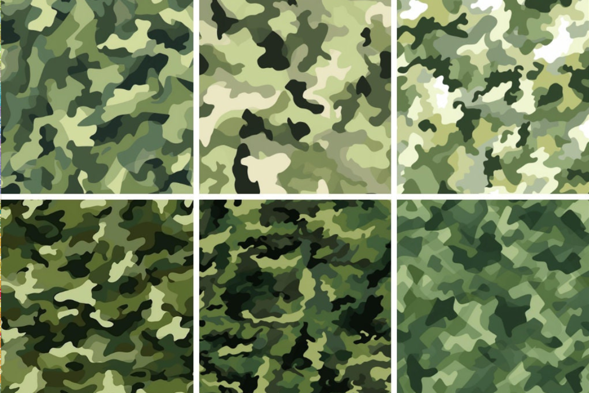 Olive Camouflage Seamless Patterns, a Pattern Graphic by PrintablesByFranklyn (Photo 4 of 5)
