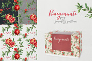 Pomegranate, ceramic tile watercolor, an Illustration by Alamella (Thumbnail 4 of 7)
