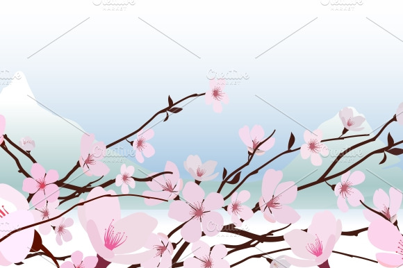 Delicate Pink Spring Blossom