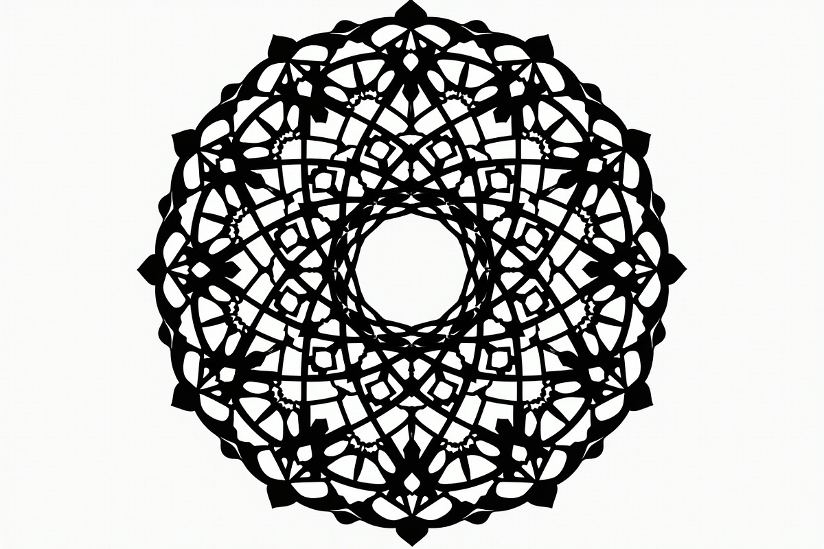 Circular Geometric Laser Cutting Bun, an Object Graphic by Creativeshirt (Photo 10 of 17)