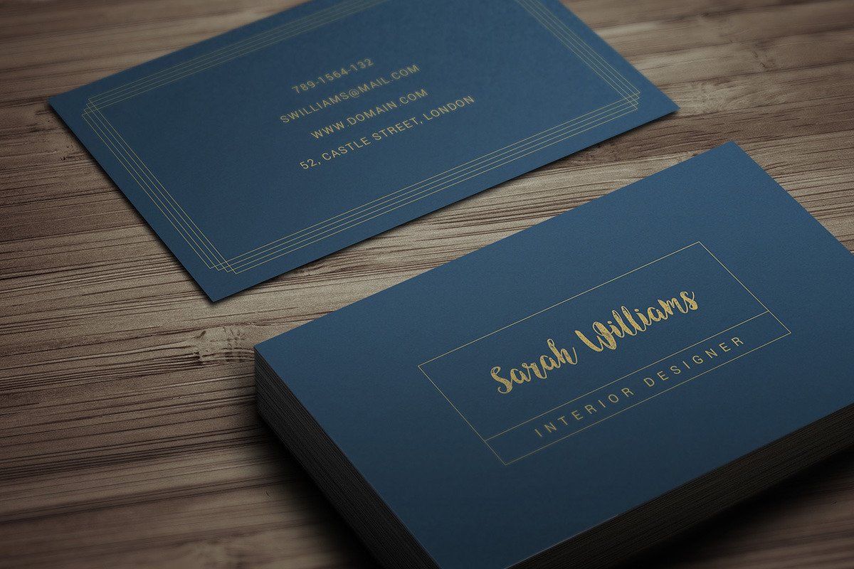 Classic Business Card Template, a Business Card Template by PSD Storm (Photo 12 of 21)