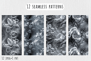 Monochrome - Floral Patterns, a Pattern Graphic by Art Sproot (Thumbnail 3 of 8)