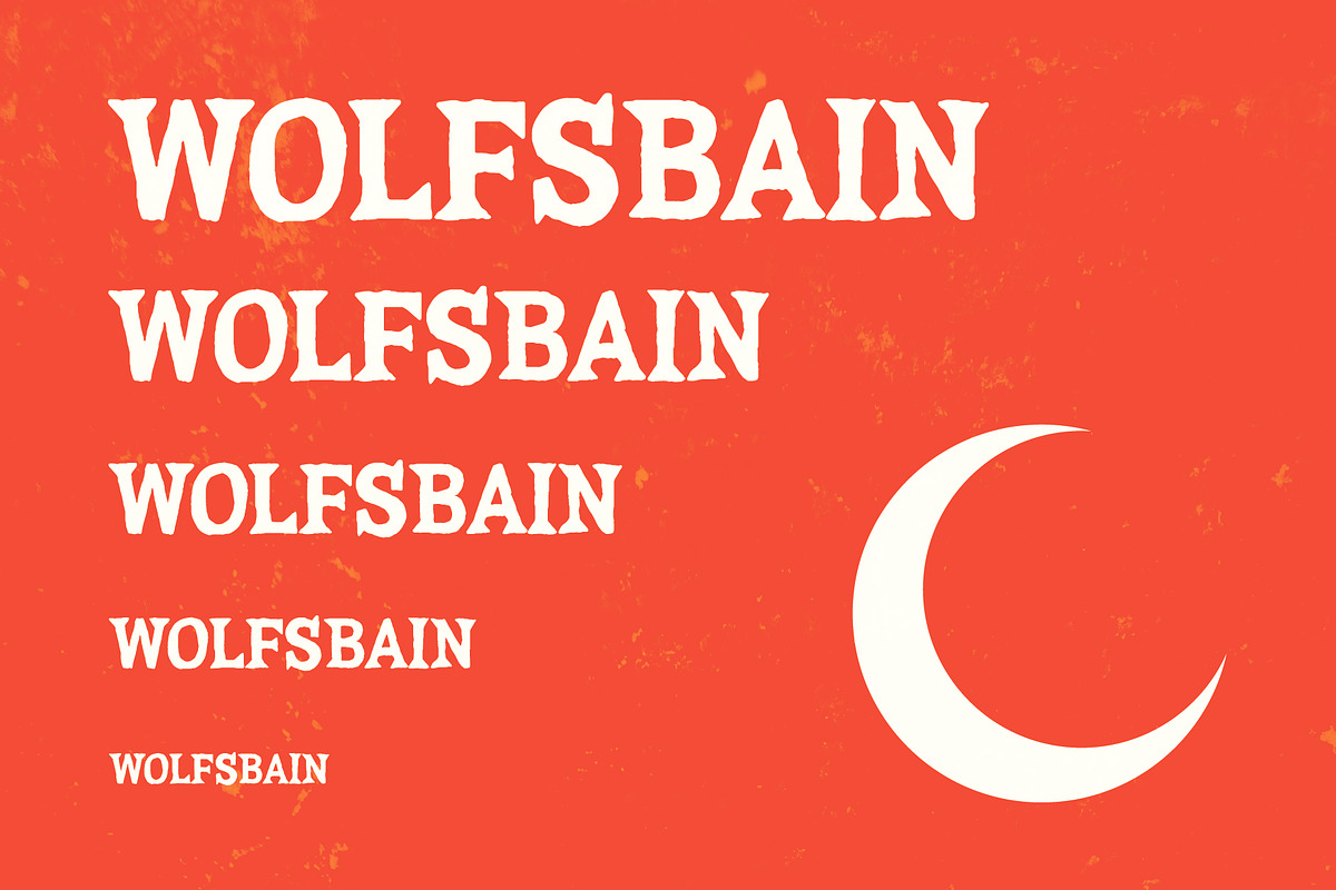WOLFSBANE, a Serif Font by Midnight Grim (Photo 3 of 6)