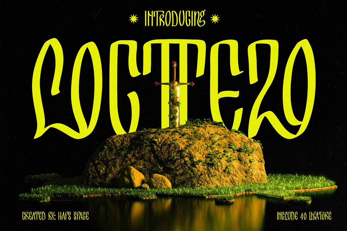 Locttezo Gothic Display, a Blackletter Font by Portocraft (Photo 1 of 13)