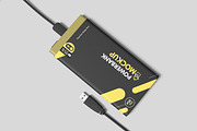 Power Bank Mockup, a Product Mockup by bimockup (Thumbnail 3 of 6)