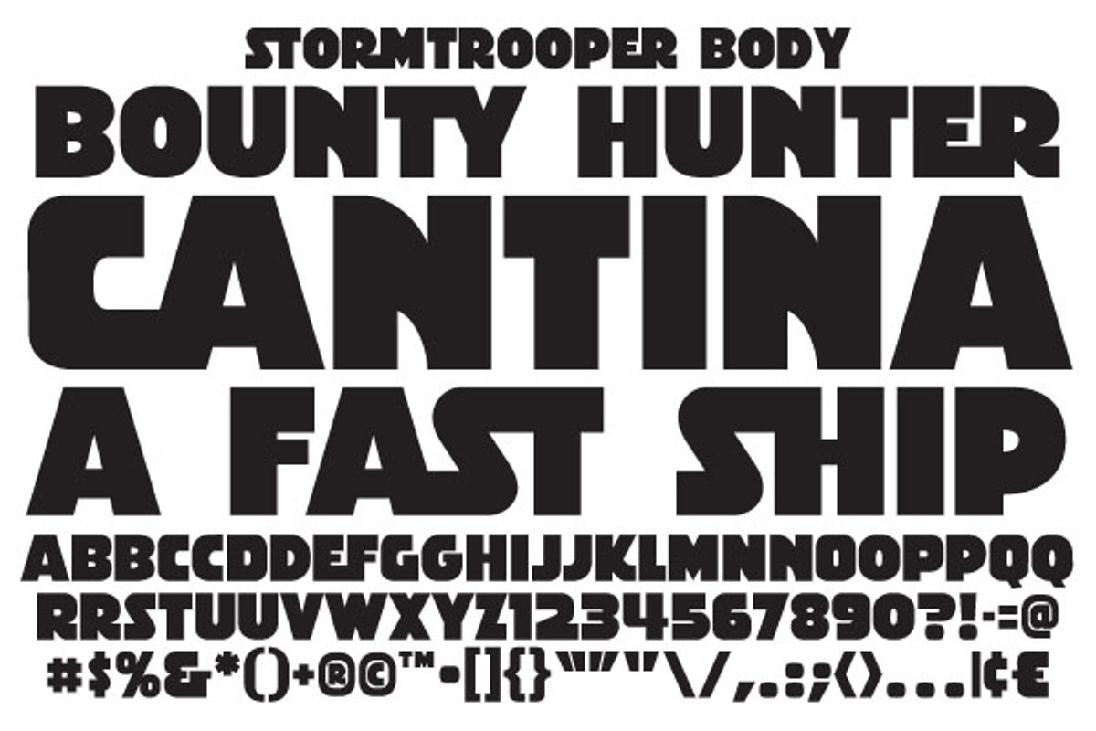 Stormtrooper - interlocking sci-fi, a Font by Comicraft Fonts (Photo 2 of 5)