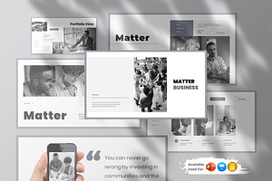 Matter Presentation Template