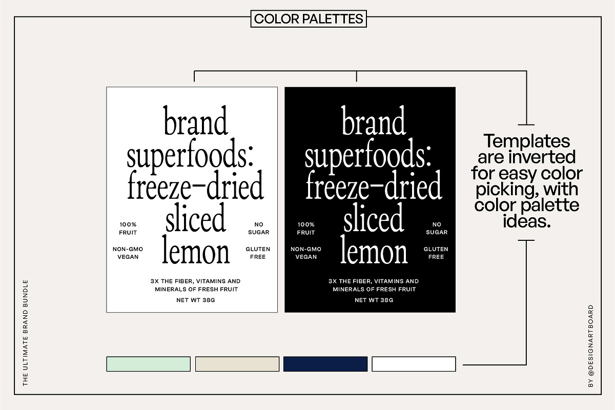 300+ Super Pack Brand Kit Vol 1-4, a Branding & Logo Template by @designartboard (Photo 35 of 41)