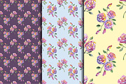 10 floral seamless patterns, a Pattern Graphic by Alena Stoyko design (Thumbnail 2 of 5)