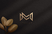 Letter M Logo Bundle MM Monogram Set, a Branding & Logo Template by Pixel Design (Thumbnail 5 of 6)