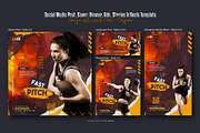 American Football Social Media Post, a Social Media Template by Creative_View (Thumbnail 2 of 8)