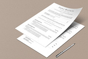 Resume template / CV template, a Resume Template by UResume (Thumbnail 8 of 8)