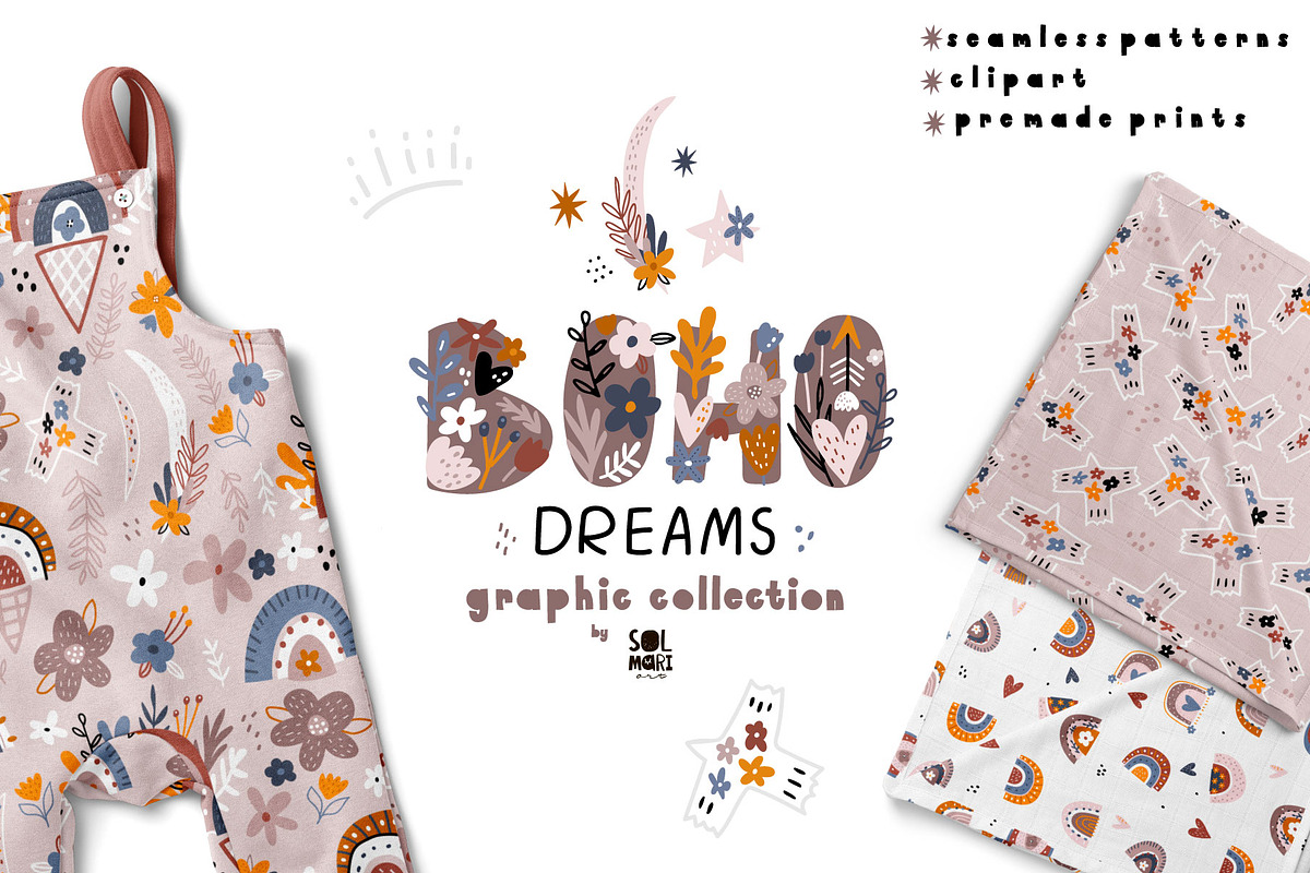 BOHO dreams, a Pattern Graphic by solmariart (Photo 1 of 9)