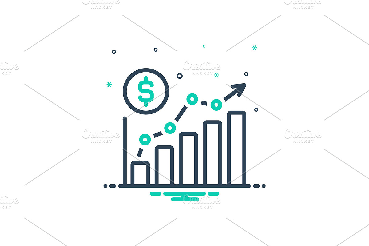 Growth evolution icon, an Icon by Creative priyanka | Creative Market