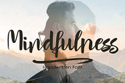 Mindfulness - handwritten font, a Script Font by Astarte_design (Thumbnail 1 of 14)