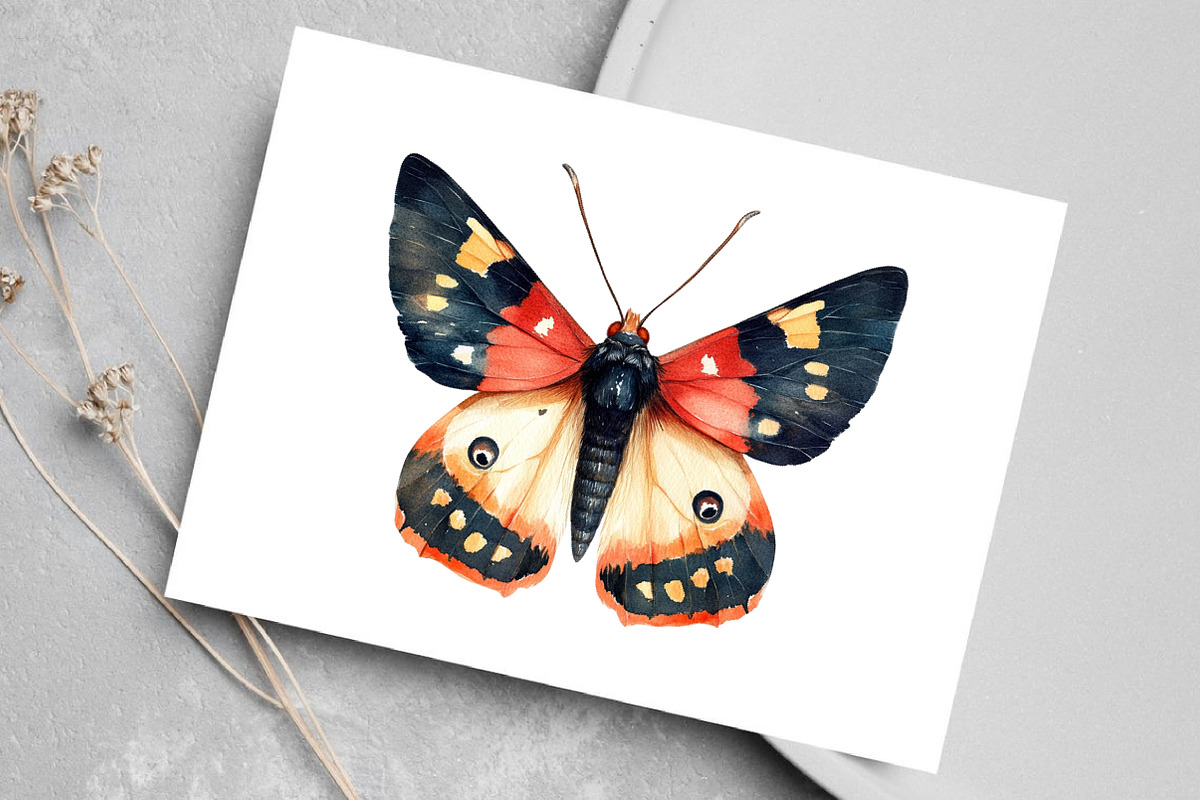 Watercolor Gothic Garden Clipart, an Illustration by Canvas Craft (Photo 5 of 8)