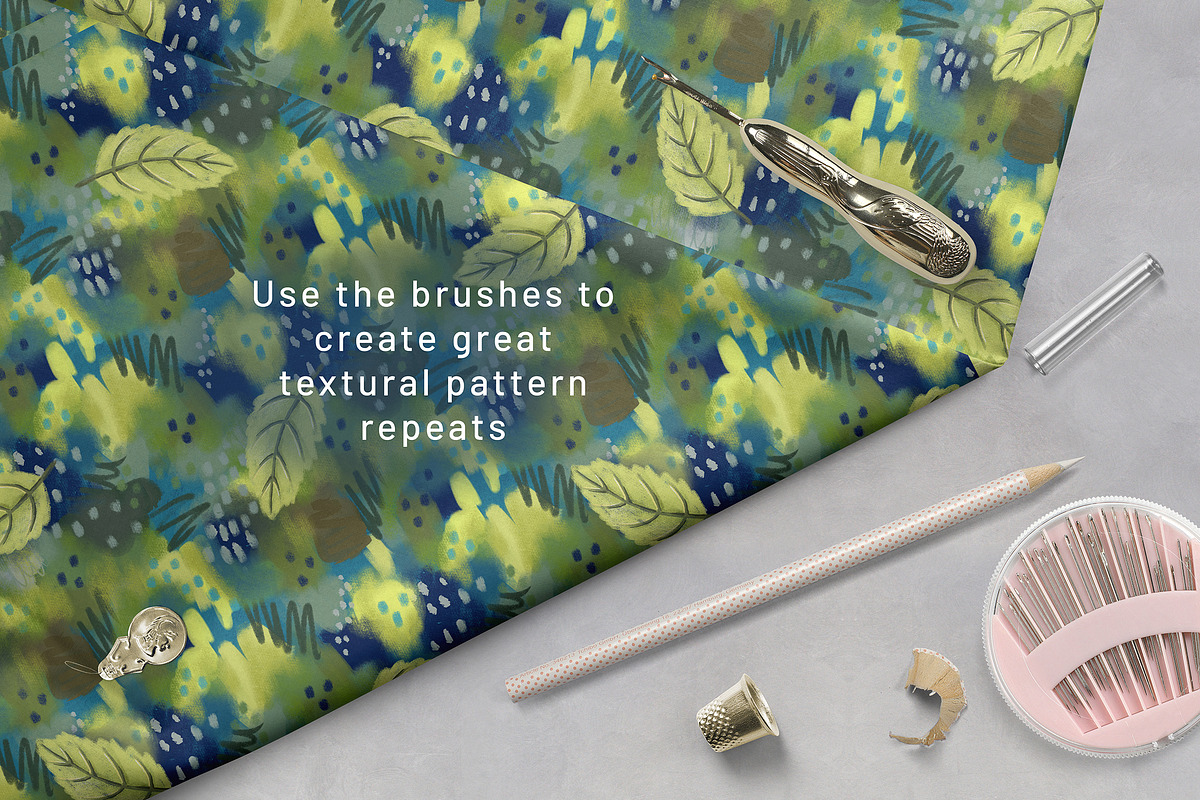 Pastel Mega Brush Set for Procreate, a Brushes & More by DeloresArt (Photo 10 of 12)