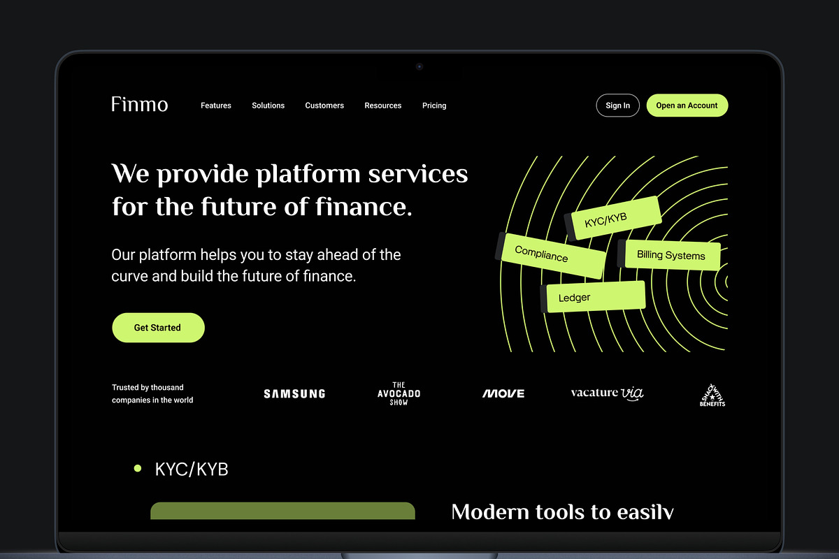 SaaS Website | Finance Website UI Ki, an UI Kit Template by Muhammad_Ahmad (Photo 4 of 6)