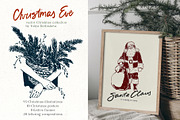 Christmas vector illustration doodle, an Object Illustration by Yuliya Derbisheva (Thumbnail 2 of 12)