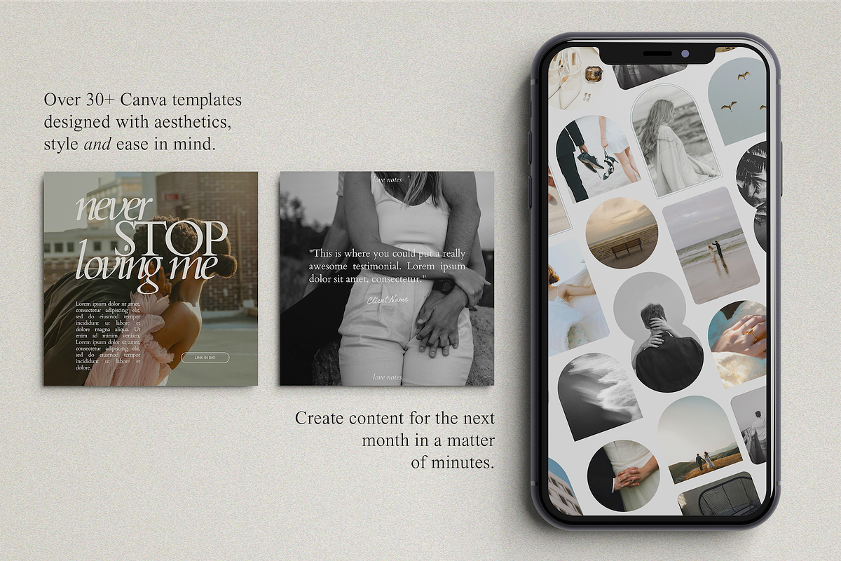 Vintage Social Media Templates, a Social Media Template by Brand & Bloom (Photo 6 of 10)