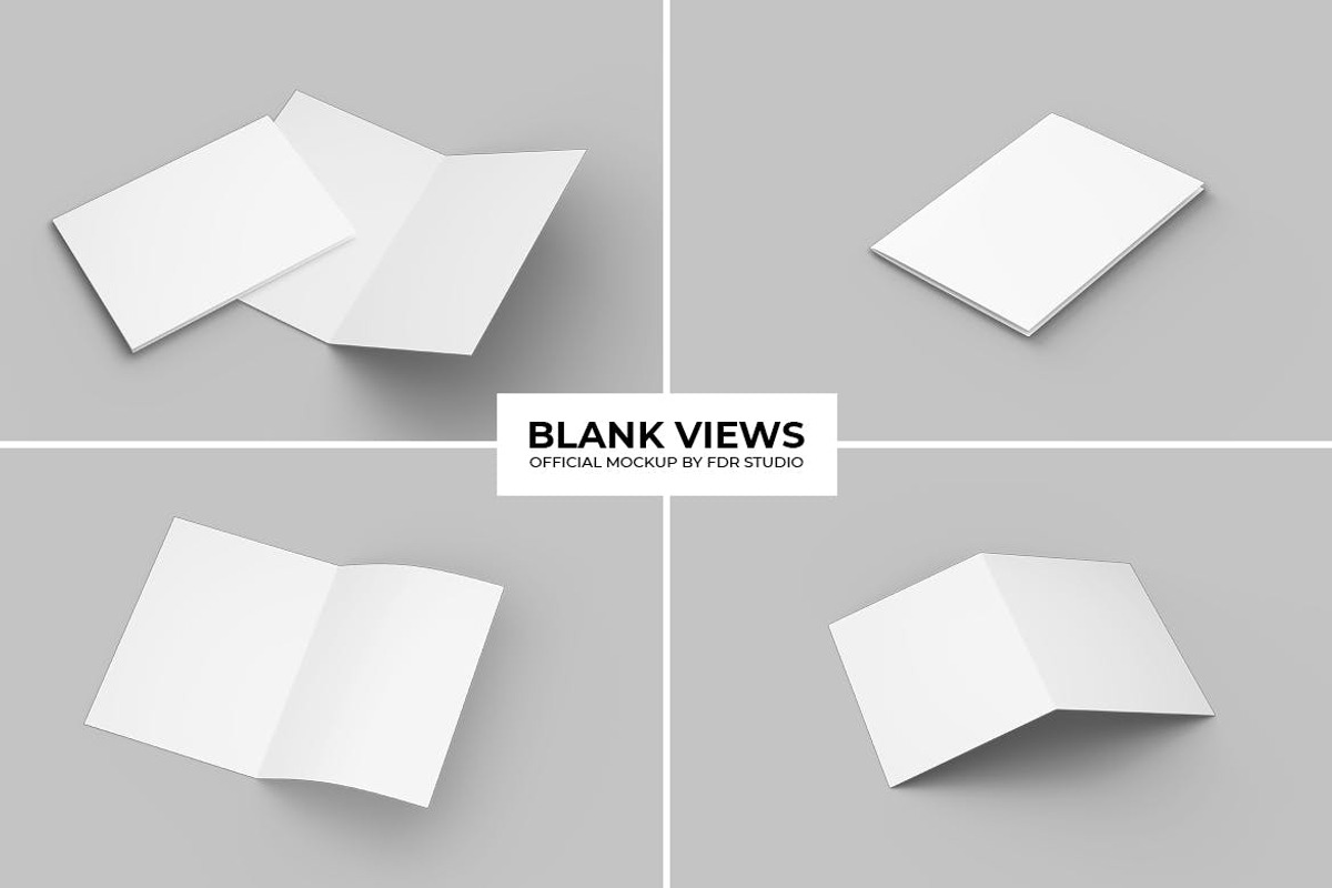 A5 Bifold Brochure Mockup, a Brochure Template by FDR Studio (Photo 6 of 6)