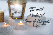 6 Christmas cards and lettering, a Card Template by Quetzal Art (Thumbnail 5 of 8)