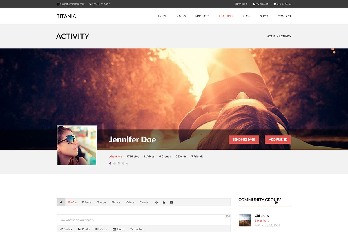 Titania - Multipurpose PSD Template, a Websites & App Template by TemPlaza (Photo 46 of 53)