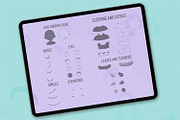 Kids Character Portrait Brushes, a Brush Add-On by Brushed Rose (Thumbnail 4 of 5)